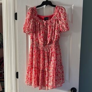 Just...Taylor Floral Pink Dress